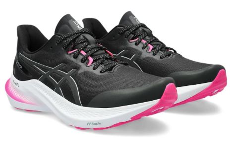 (WMNS) Asics GT-2000 12 Lite-Show Running Shoes 'Black White Pink' 1012B578-001 sold by KicksCrew