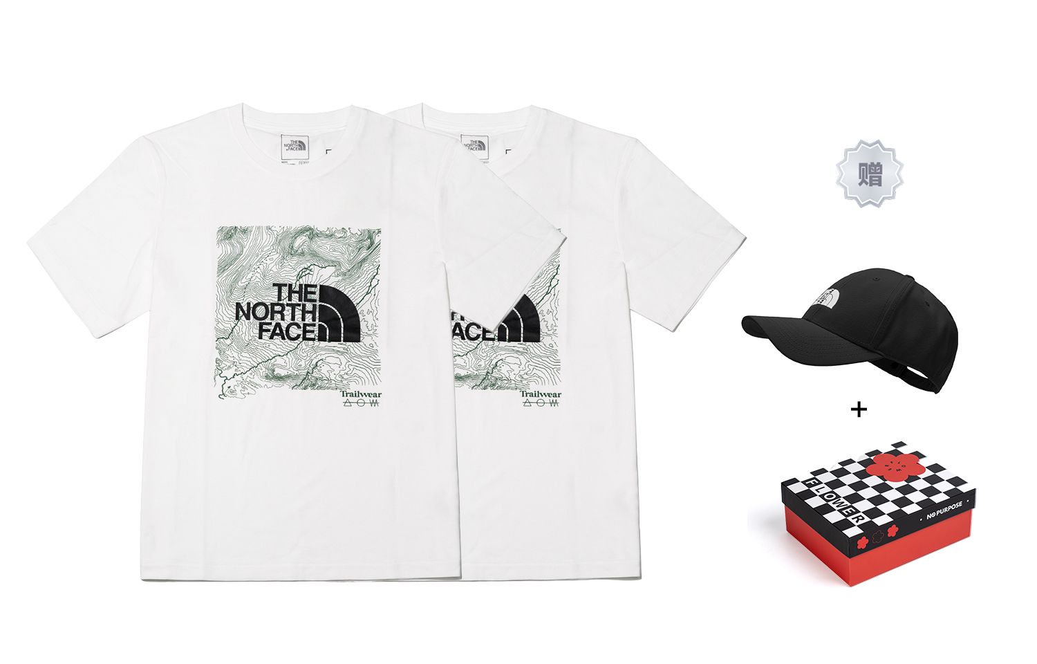 THE NORTH FACE Trailwear Logo T-Shirt 'White' NF0A7WF3-FN4 sold by KicksCrew product image thumbnail 5