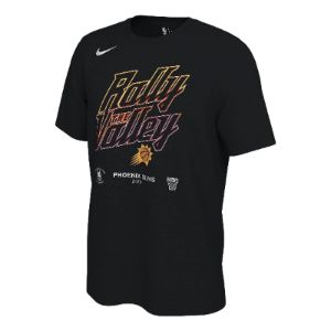 Nike x NBA Phoenix Suns "Rally The Valley" 2023 Playoffs Mantra T-Shirt 'Black' FZ7989-010 sold by KicksCrew