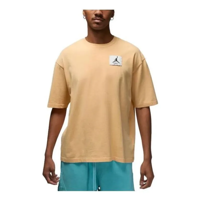 Air Jordan Flight Essentials Oversized T-shirt 'Celestial Gold' DZ0604-251 sold by KicksCrew