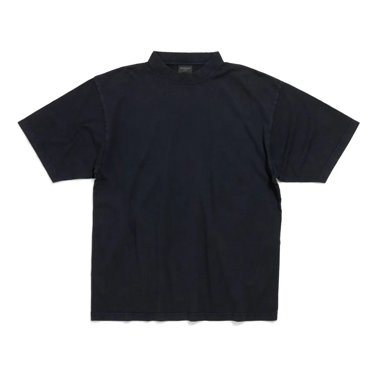 WMNS) Balenciaga Hand-drawn T-shirt Medium Fit 'Black Faded