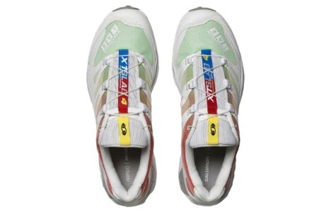 SALOMON XT-4 Green Ash-Coral 472999 sold by KicksCrew