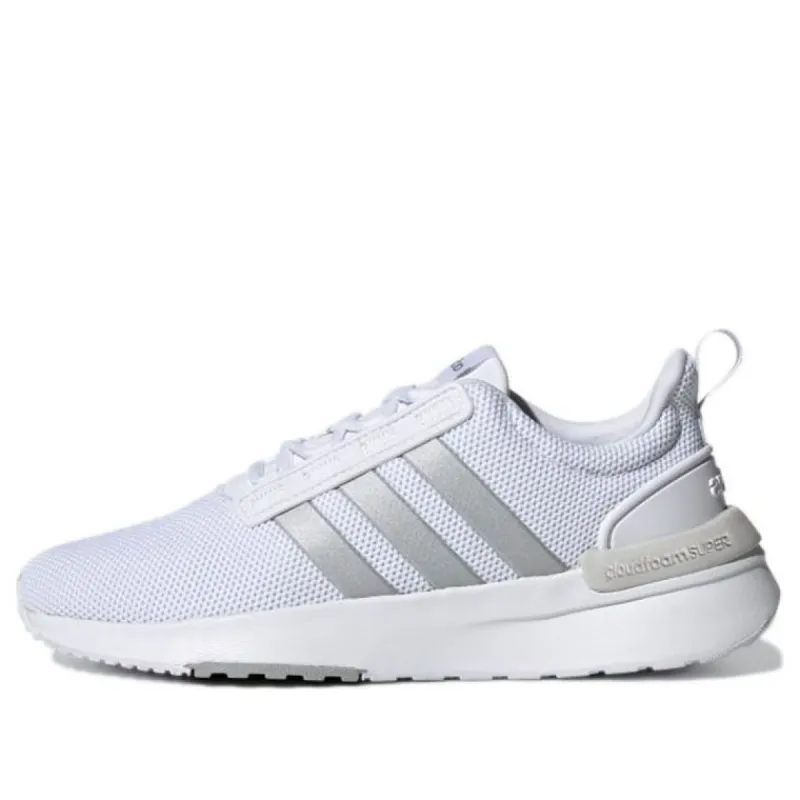 (WMNS) Adidas Racer TR21 'White Matte Silver' H00647 sold by KicksCrew