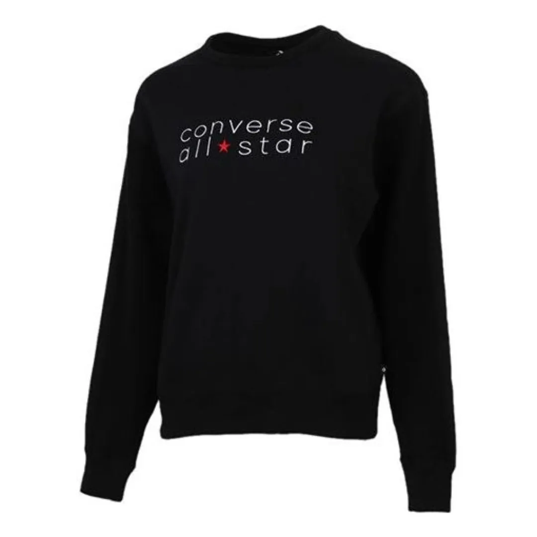 (WMNS) Converse All Star Sweater 'Black' 10019801-A01 sold by KicksCrew