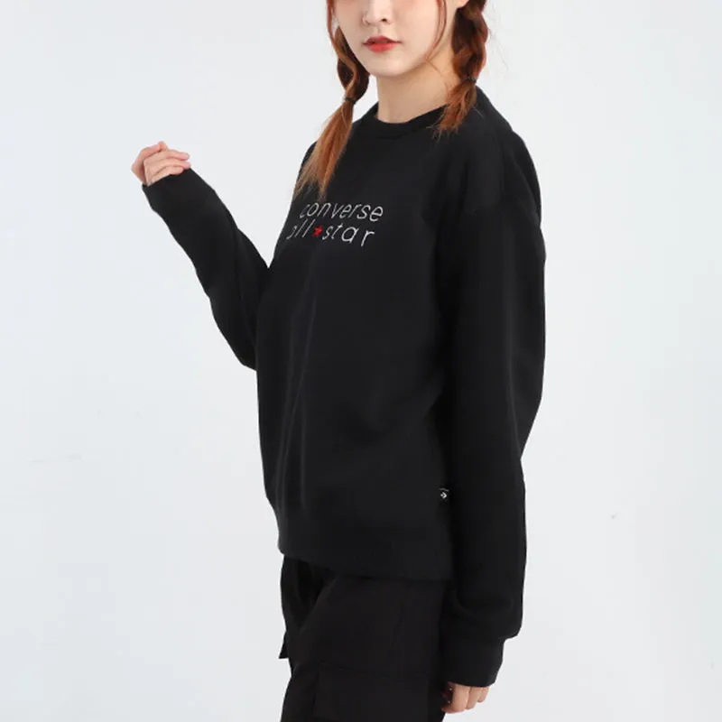 (WMNS) Converse All Star Sweater 'Black' 10019801-A01 sold by KicksCrew product image thumbnail 5