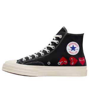 Converse Chuck 70 Hi x Play Comme des Garons 'Black Red' A08147C sold by KicksCrew