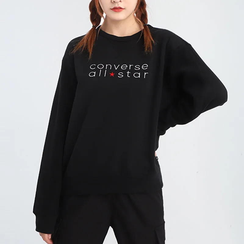 (WMNS) Converse All Star Sweater 'Black' 10019801-A01 sold by KicksCrew product image thumbnail 3