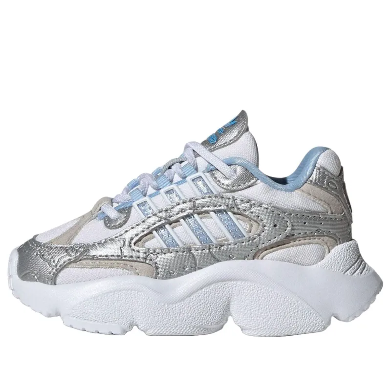 (TD) adidas x Hello Kitty Ozmillen Elastic Lace 'White Glow Blue Grey' IF7030 sold by KicksCrew