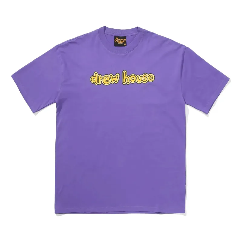 Drew House Logo T-shirt 'Violet' DR-SS22-230 sold by KicksCrew