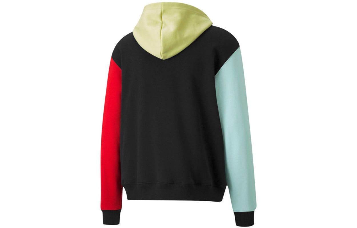 Puma Combine Hoodie Sweatshirt 'Black Yellow Red Blue' 532102-01 sold by KicksCrew product image thumbnail 2