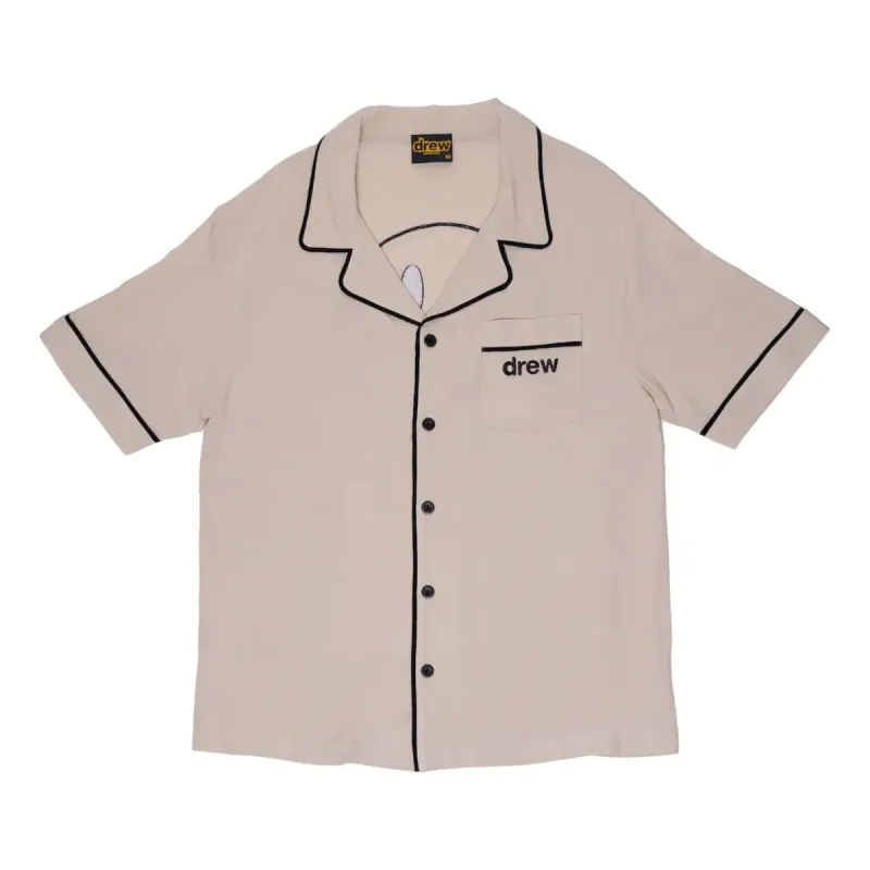 Drew House Pajama Shirt 'Beige' DR-FW21-018 sold by KicksCrew