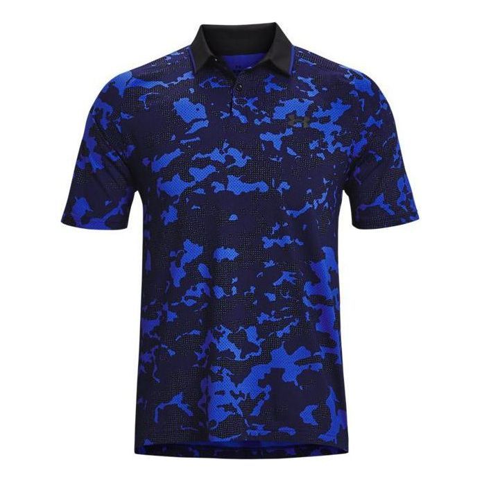 Under Armour Iso-Chill Charged Camo Polo Shirt 'Blue Black' 1373692-456 sold by KicksCrew