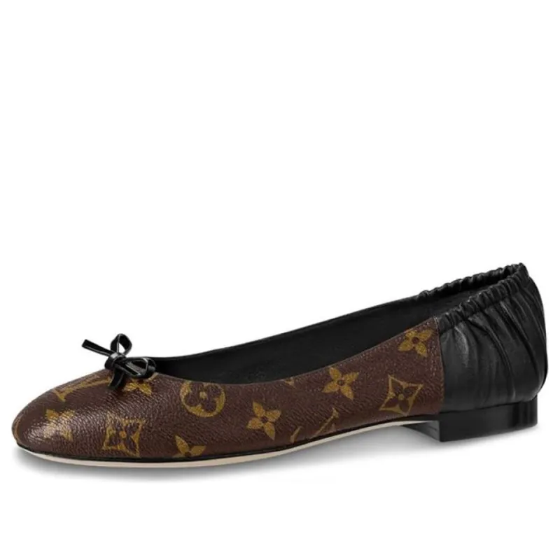 (WMNS) LOUIS VUITTON Joy Ballerina Shoes 'Brown Monogram' 1A87XU sold by KicksCrew