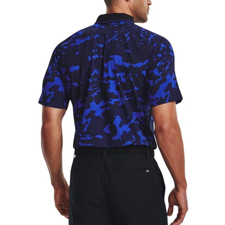 Under Armour Iso-Chill Charged Camo Polo Shirt 'Blue Black' 1373692-456 sold by KicksCrew product image thumbnail 4