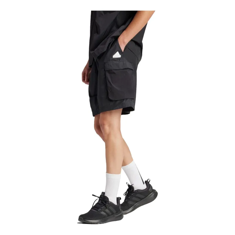 adidas City Escape Cargo Shorts 'Black' IS7612 sold by KicksCrew