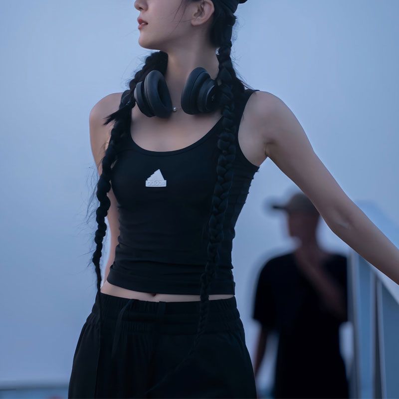(WMNS) Adidas City Tank Tops 'Black' IT4359 sold by KicksCrew product image thumbnail 3