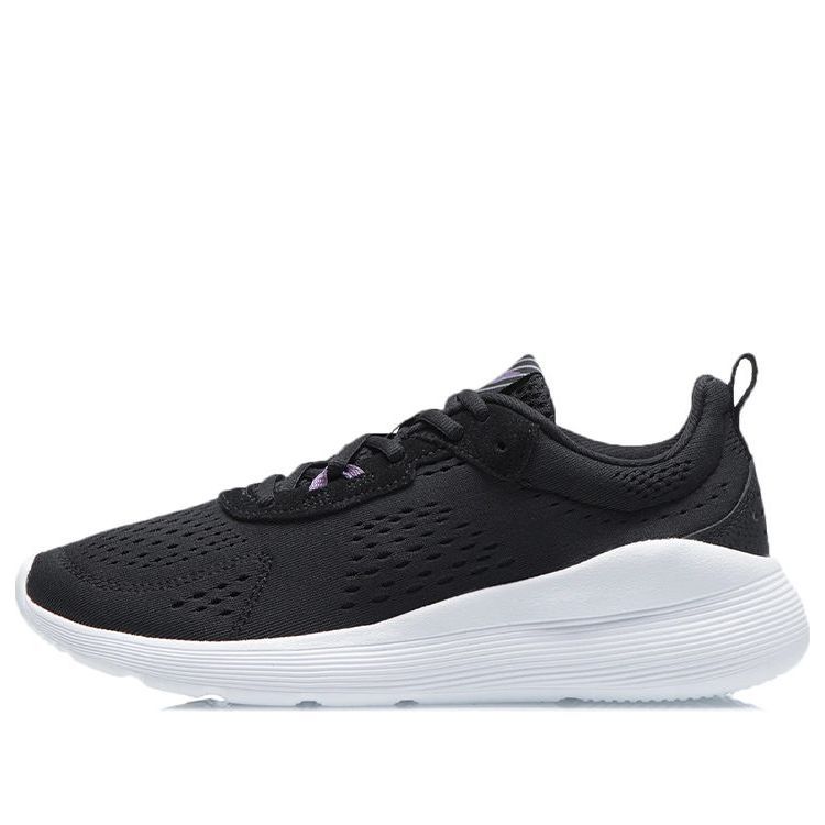 (WMNS) Li-Ning Heather 'Black White' AGLR202-1 sold by KicksCrew