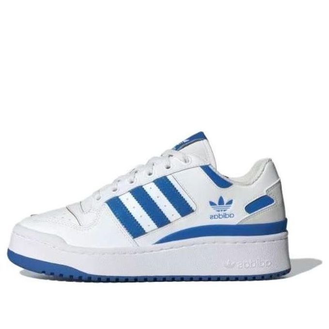 (WMNS) adidas Forum Bold Stripes 'White Blue Bird' ID0564 sold by KicksCrew