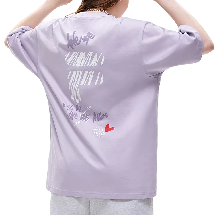 FILA FUSION Casual Logo Tee 'Lilac' T11U216103F-VT sold by KicksCrew product image thumbnail 4