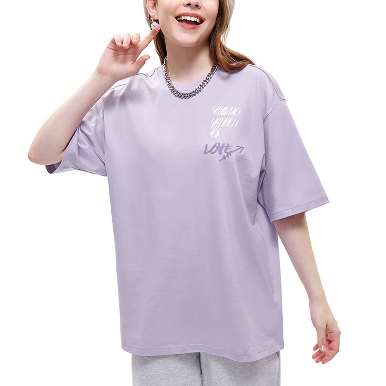 FILA FUSION Casual Logo Tee 'Lilac' T11U216103F-VT sold by KicksCrew product image thumbnail 3