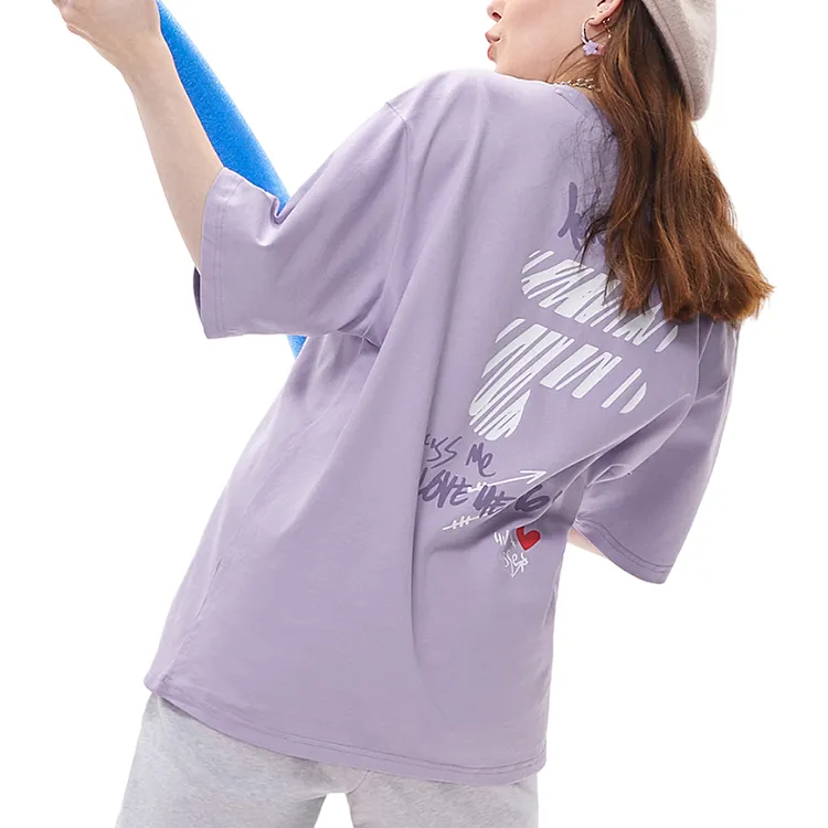 FILA FUSION Casual Logo Tee 'Lilac' T11U216103F-VT sold by KicksCrew product image thumbnail 5