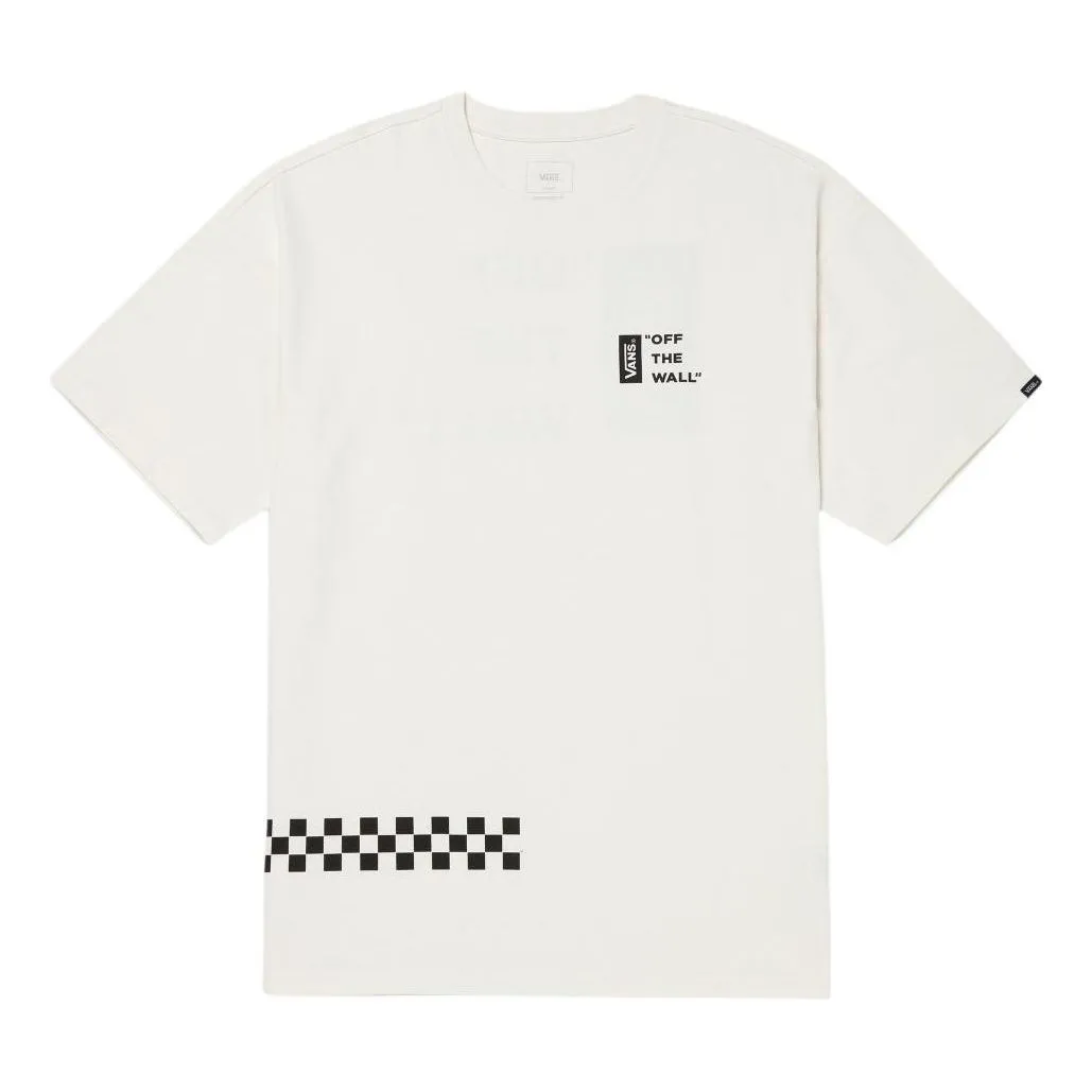 Vans Workwear Logo T-Shirt 'White Black' VN000GQCFS8 sold by KicksCrew