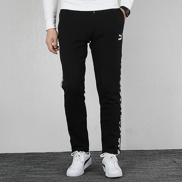 Puma XTG Cuffed Sweatpants 'Black White' 595887-01 sold by KicksCrew product image thumbnail 3
