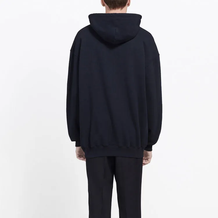 Balenciaga Oversized Interlocked BB Hoodie 'Black Yellow' 578138TEV191361 sold by KicksCrew product image thumbnail 4