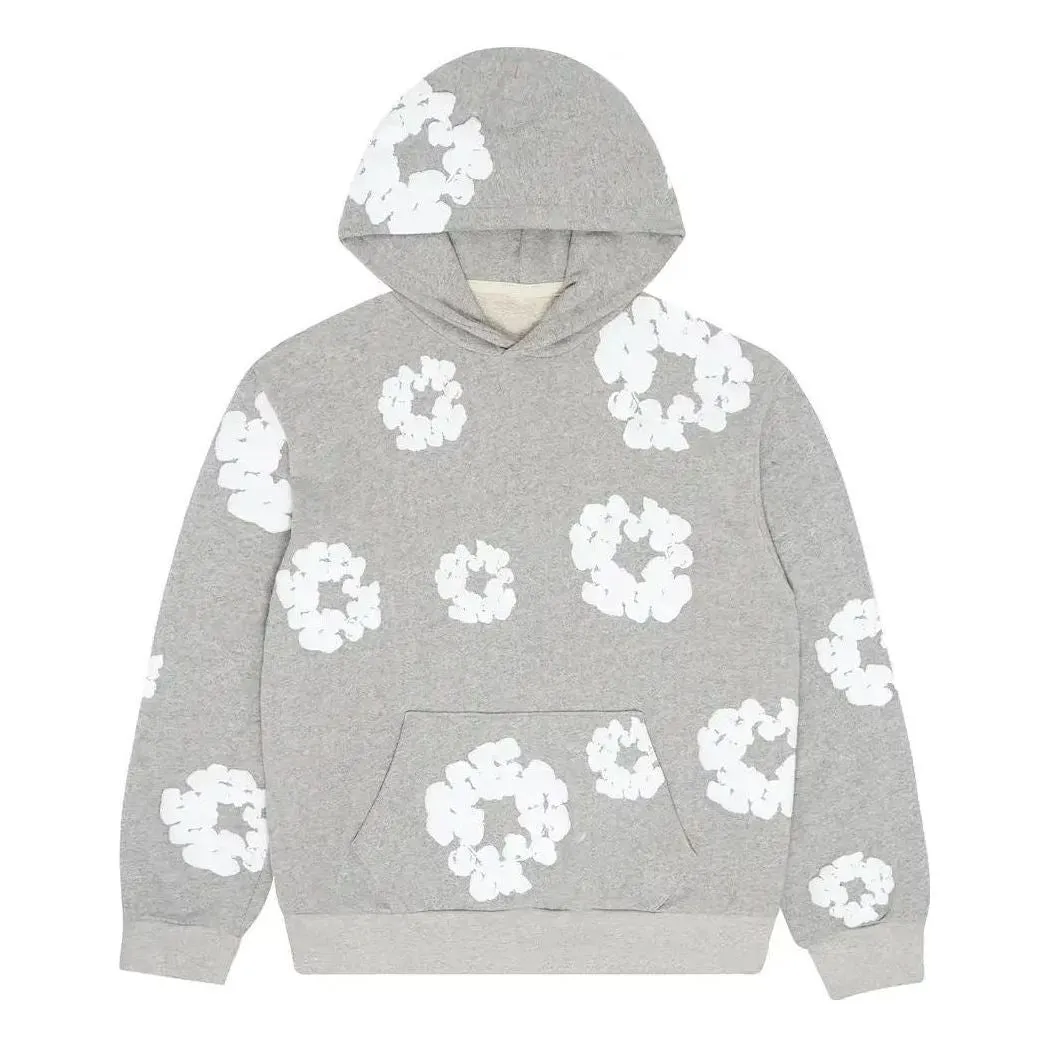 Denim Tears Cotton Wreath Hoodie 'Grey' 301-070-30 sold by KicksCrew