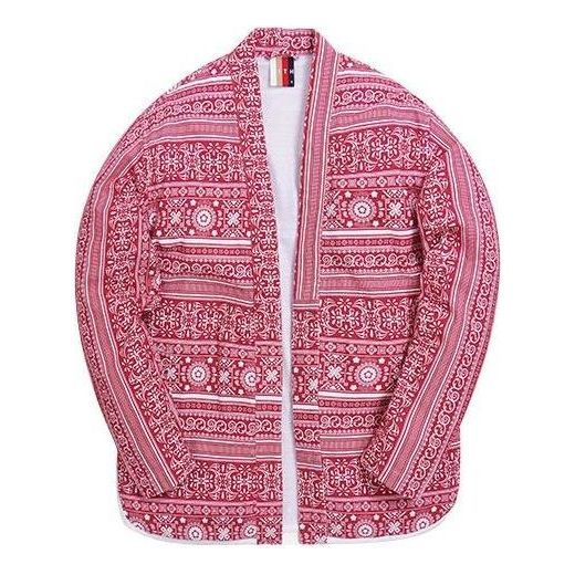 KITH Seersucker Bandana Gi 'Red White' KH1264-110 sold by KicksCrew