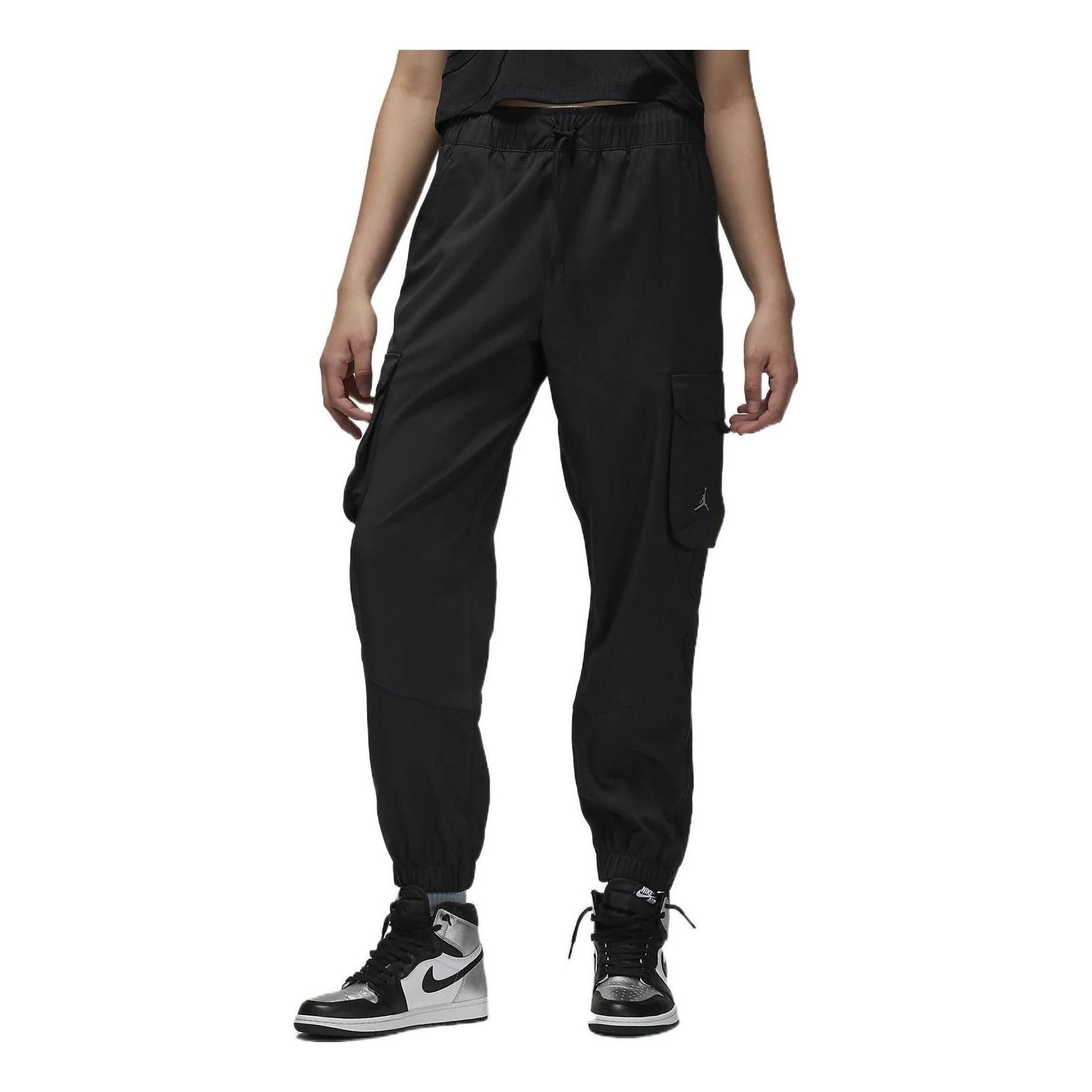 (WMNS) Air Jordan Sport Tunnel Trousers 'Black' DQ4451-010 sold by KicksCrew