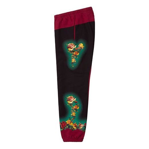 Supreme x Jean Paul Gaultier Floral Print Sweatpants 'Burgundy Black Green' SUP-SS19-791 sold by KicksCrew product image thumbnail 3