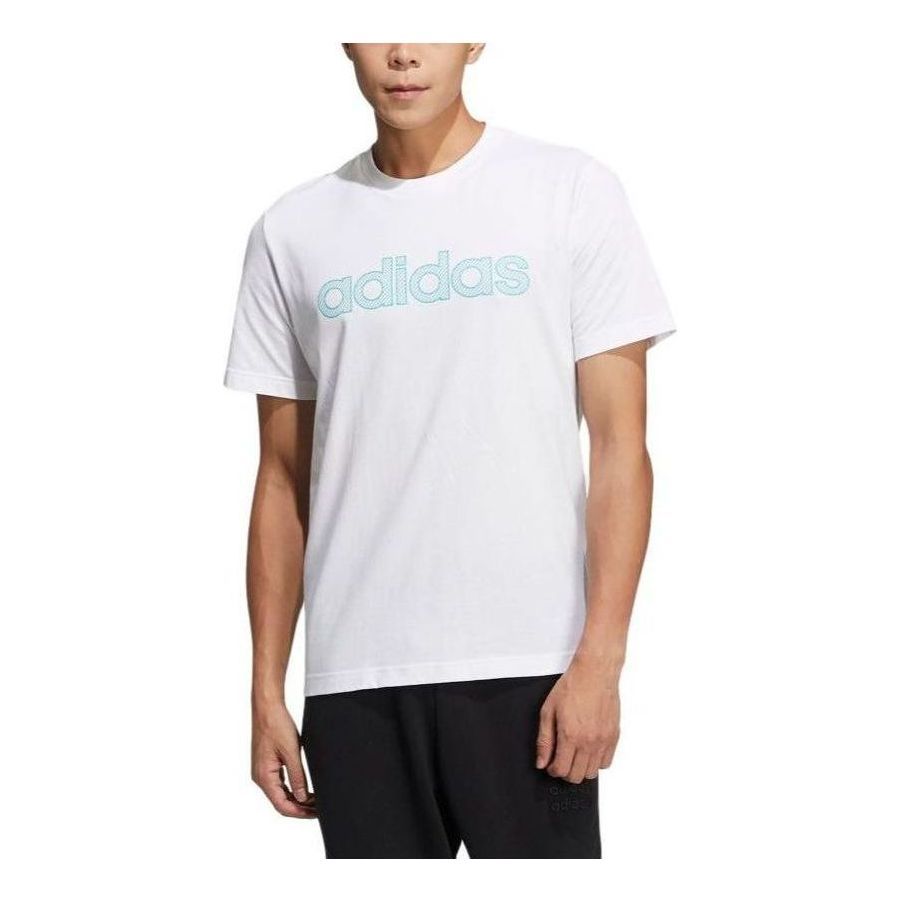 Adidas Neo Logo T-Shirts 'White' HD7070 sold by KicksCrew