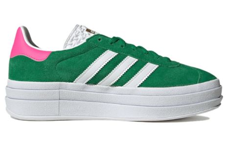 (WMNS) adidas originals Gazelle Bold 'Green Lucid Pink' IG3136 sold by KicksCrew