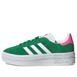 (WMNS) adidas originals Gazelle Bold 'Green Lucid Pink' IG3136 sold by KicksCrew