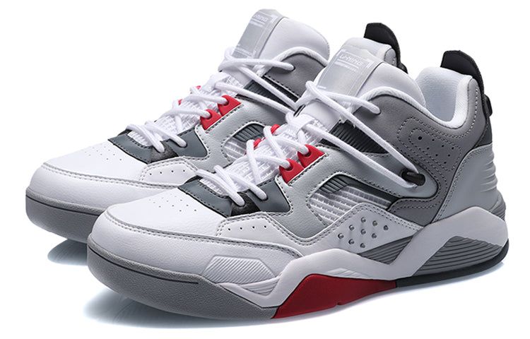 Li-Ning Casual Basketball Shoes 'Grey Red' AGBR025-2 sold by KicksCrew product image thumbnail 3