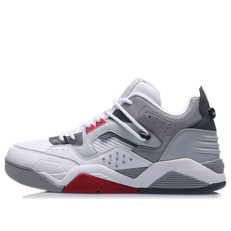 Li-Ning Casual Basketball Shoes 'Grey Red' AGBR025-2 sold by KicksCrew