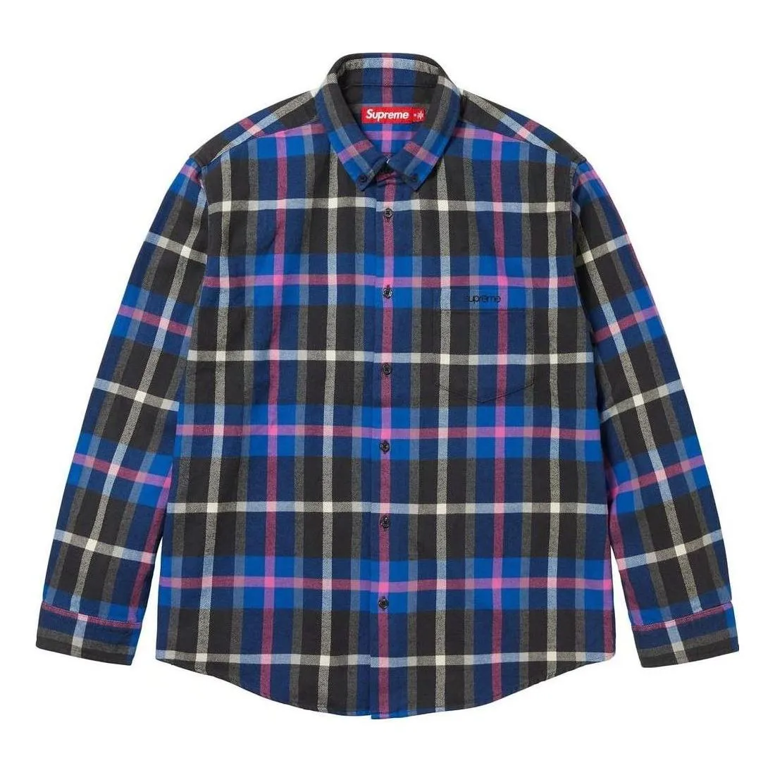 Supreme FW23 Week4 Plaid Flabbel Shirt 'Blue' SUP-FW23-082 sold by KicksCrew