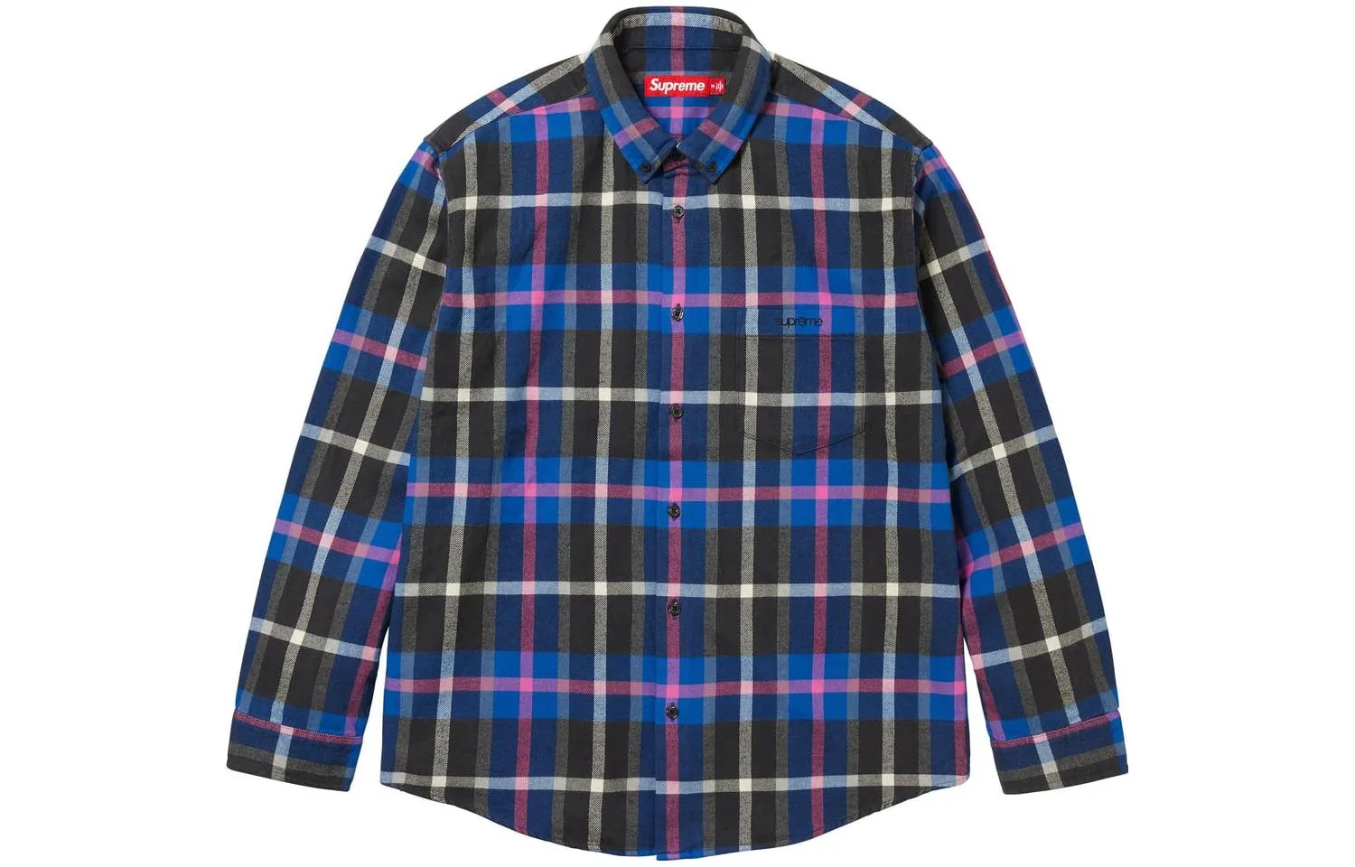 Supreme FW23 Week4 Plaid Flabbel Shirt 'Blue' SUP-FW23-082 sold by KicksCrew product image thumbnail 2