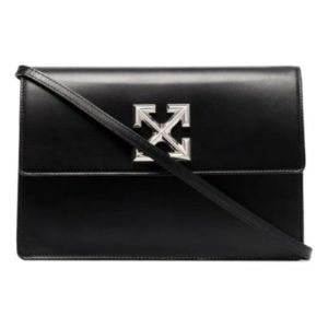 (WMNS) Off-White Jitney 1.0 Crossbody Bag 'Black' OWNA091E197190771000 sold by KicksCrew