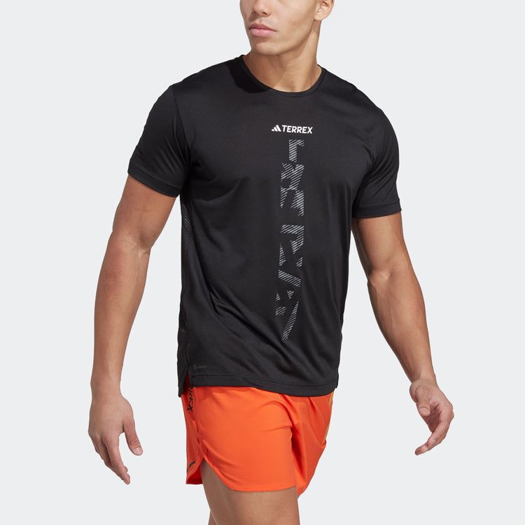adidas TERREX Agravic Trail Running Tee 'Black' HT9441 sold by KicksCrew product image thumbnail 4