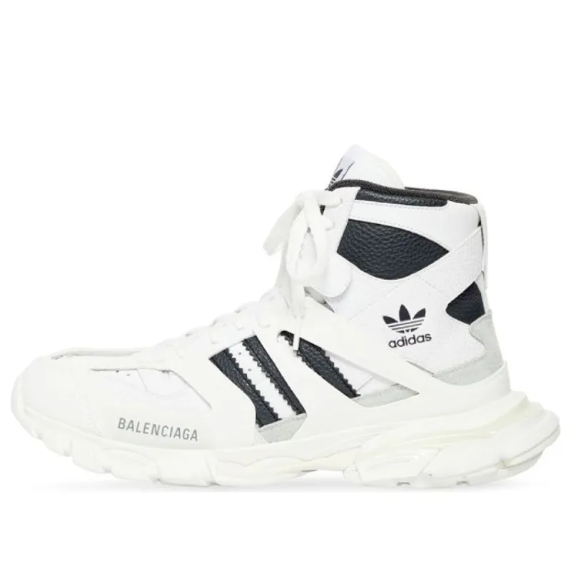 Balenciaga x adidas originals Track Forum Sneakers 'White Black' 712828W3CZ19018 sold by KicksCrew