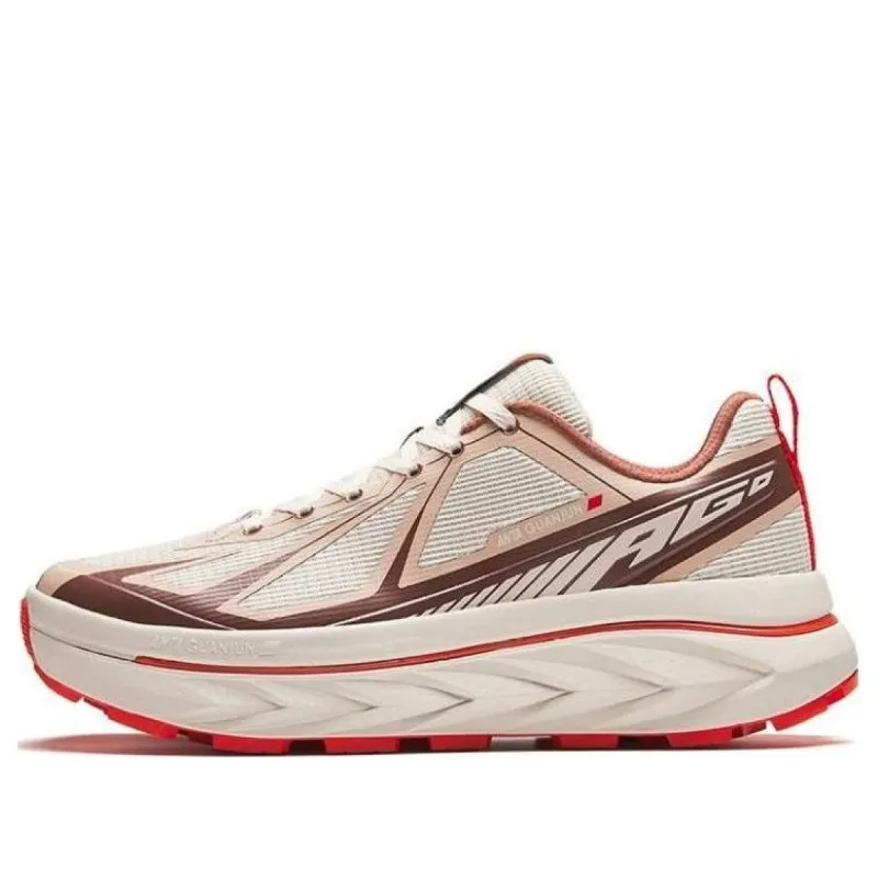 ANTA Running Series Sneakers 'Beige Brown Red' 912416606A-6 sold by KicksCrew