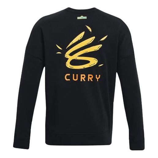 Under Armour Curry Big Bird Long Sleeve T-shirt 'Black Yellow' 1369617-001 sold by KicksCrew