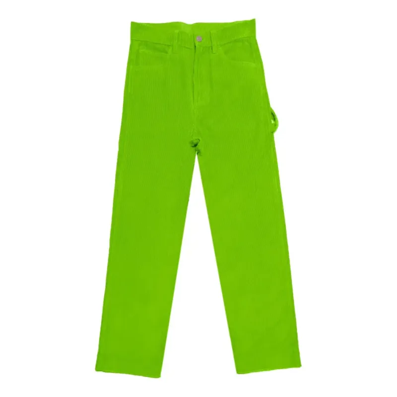 Drew House Corduroy Carpenter Pant 'Lime' DR-SS22-155 sold by KicksCrew