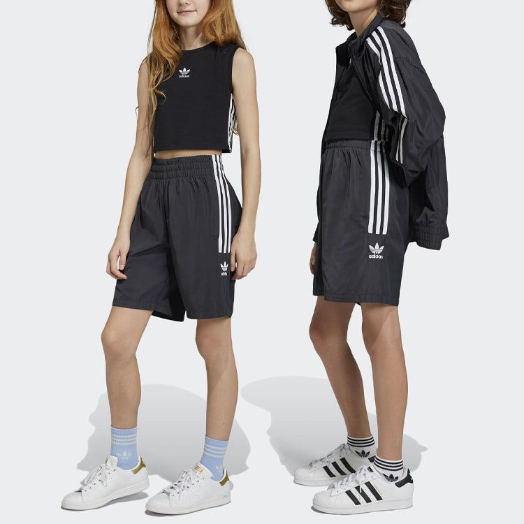 (GS) adidas Originals Adicolor Shorts 'Black' IC6264 sold by KicksCrew product image thumbnail 3