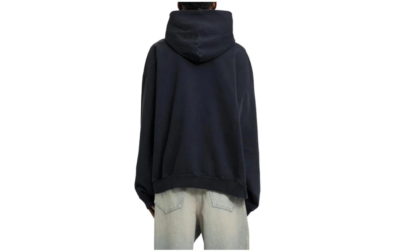 (WMNS) Balenciaga Logo Hoodie 'Black Cottom' 744463TOVK28190 sold by KicksCrew product image thumbnail 5