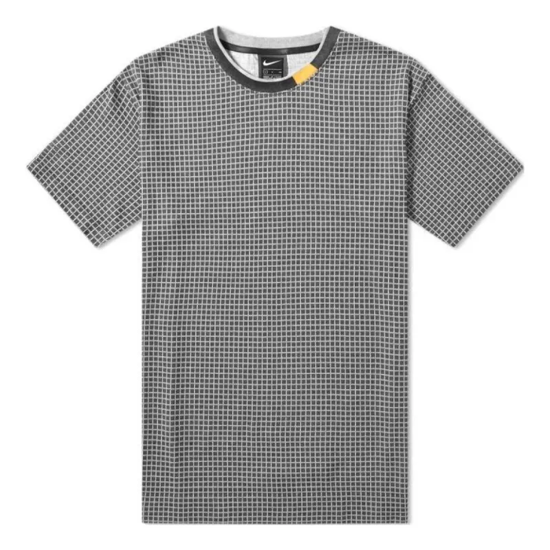 Nike Tech Pack Grid T-shirt 'Black Summit White Orange' AR1592-010 sold by KicksCrew