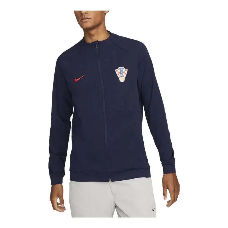 Nike Croatia Academy Pro Soccer Jacket 'Blue' DH4743-498 sold by KicksCrew