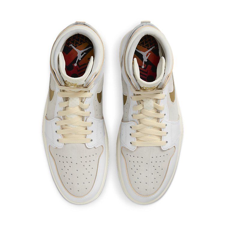 Air Jordan 1 Zoom CMFT 2 'White Metallic Gold Grey' DV1307-107 sold by KicksCrew product image thumbnail 3